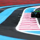 LE CASTELLET, FRANCE - JULY 22: Sebastian Vettel of Germany driving the (5) Aston Martin AMR22 Mercedes on track during practice ahead of the F1 Grand Prix of France at Circuit Paul Ricard on July 22, 2022 in Le Castellet, France. (Photo by Clive Rose/Getty Images)