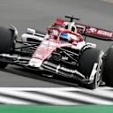 NORTHAMPTON, ENGLAND - JULY 01: Valtteri Bottas of Finland driving the (77) Alfa Romeo F1 C42 Ferrari on track during practice ahead of the F1 Grand Prix of Great Britain at Silverstone on July 01, 2022 in Northampton, England. (Photo by Dan Mullan - Formula 1/Formula 1 via Getty Images)