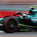 NORTHAMPTON, ENGLAND - JULY 02: Sebastian Vettel of Germany driving the (5) Aston Martin AMR22 Mercedes on track during final practice ahead of the F1 Grand Prix of Great Britain at Silverstone on July 02, 2022 in Northampton, England. (Photo by Bryn Lennon - Formula 1/Formula 1 via Getty Images)