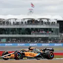 NORTHAMPTON, ENGLAND - JULY 02: Daniel Ricciardo of Australia driving the (3) McLaren MCL36 Mercedes on track during final practice ahead of the F1 Grand Prix of Great Britain at Silverstone on July 02, 2022 in Northampton, England. (Photo by Bryn Lennon - Formula 1/Formula 1 via Getty Images)