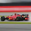 NORTHAMPTON, ENGLAND - JULY 02: Charles Leclerc of Monaco driving (16) the Ferrari F1-75 during qualifying ahead of the F1 Grand Prix of Great Britain at Silverstone on July 02, 2022 in Northampton, England. (Photo by Dan Mullan - Formula 1/Formula 1 via Getty Images)