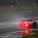 NORTHAMPTON, ENGLAND - JULY 02: George Russell of Great Britain driving the (63) Mercedes AMG Petronas F1 Team W13 on track during qualifying ahead of the F1 Grand Prix of Great Britain at Silverstone on July 02, 2022 in Northampton, England. (Photo by Clive Mason/Getty Images)