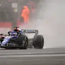 NORTHAMPTON, ENGLAND - JULY 02: Alexander Albon of Thailand driving the (23) Williams FW44 Mercedes on track during qualifying ahead of the F1 Grand Prix of Great Britain at Silverstone on July 02, 2022 in Northampton, England. (Photo by Dan Mullan - Formula 1/Formula 1 via Getty Images)
