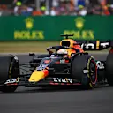 NORTHAMPTON, ENGLAND - JULY 03: Max Verstappen of the Netherlands driving the (1) Oracle Red Bull Racing RB18 on track during the F1 Grand Prix of Great Britain at Silverstone on July 03, 2022 in Northampton, England. (Photo by Clive Mason/Getty Images)