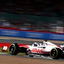NORTHAMPTON, ENGLAND - JULY 03: Kevin Magnussen of Denmark driving the (20) Haas F1 VF-22 Ferrari on track during the F1 Grand Prix of Great Britain at Silverstone on July 03, 2022 in Northampton, England. (Photo by Clive Mason/Getty Images)