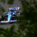 BUDAPEST, HUNGARY - JULY 29: Esteban Ocon of France driving the (31) Alpine F1 A522 Renault on track during practice ahead of the F1 Grand Prix of Hungary at Hungaroring on July 29, 2022 in Budapest, Hungary. (Photo by Dan Istitene - Formula 1/Formula 1 via Getty Images)