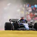 BUDAPEST, HUNGARY - JULY 30: Alexander Albon of Thailand driving the (23) Williams FW44 Mercedes on track during final practice ahead of the F1 Grand Prix of Hungary at Hungaroring on July 30, 2022 in Budapest, Hungary. (Photo by Francois Nel/Getty Images)