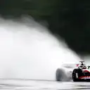 BUDAPEST, HUNGARY - JULY 30: Kevin Magnussen of Denmark driving the (20) Haas F1 VF-22 Ferrari on track during final practice ahead of the F1 Grand Prix of Hungary at Hungaroring on July 30, 2022 in Budapest, Hungary. (Photo by Rudy Carezzevoli - Formula 1/Formula 1 via Getty Images)