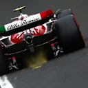 BUDAPEST, HUNGARY - JULY 30: Zhou Guanyu of China driving the (24) Alfa Romeo F1 C42 Ferrari on track during qualifying ahead of the F1 Grand Prix of Hungary at Hungaroring on July 30, 2022 in Budapest, Hungary. (Photo by Dan Istitene - Formula 1/Formula 1 via Getty Images)
