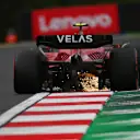 BUDAPEST, HUNGARY - JULY 30: Carlos Sainz of Spain driving (55) the Ferrari F1-75 on track during qualifying ahead of the F1 Grand Prix of Hungary at Hungaroring on July 30, 2022 in Budapest, Hungary. (Photo by Dan Mullan/Getty Images)