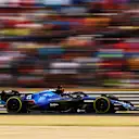 BUDAPEST, HUNGARY - JULY 31: Alexander Albon of Thailand driving the (23) Williams FW44 Mercedes on track during the F1 Grand Prix of Hungary at Hungaroring on July 31, 2022 in Budapest, Hungary. (Photo by Francois Nel/Getty Images)