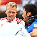 BUDAPEST, HUNGARY - JULY 31: Kevin Magnussen of Denmark and Haas F1 prepares to drive on the grid during the F1 Grand Prix of Hungary at Hungaroring on July 31, 2022 in Budapest, Hungary. (Photo by Mark Thompson/Getty Images)