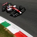 MONZA, ITALY - SEPTEMBER 09: Zhou Guanyu of China driving the (24) Alfa Romeo F1 C42 Ferrari on track during practice ahead of the F1 Grand Prix of Italy at Autodromo Nazionale Monza on September 09, 2022 in Monza, Italy. (Photo by Dan Mullan/Getty Images)
