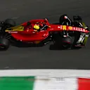 MONZA, ITALY - SEPTEMBER 09: Charles Leclerc of Monaco driving (16) the Ferrari F1-75 on track during practice ahead of the F1 Grand Prix of Italy at Autodromo Nazionale Monza on September 09, 2022 in Monza, Italy. (Photo by Dan Mullan/Getty Images)