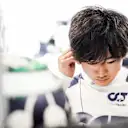 MONZA, ITALY - SEPTEMBER 10: Yuki Tsunoda of Scuderia AlphaTauri and Japan  during qualifying ahead of the F1 Grand Prix of Italy at Autodromo Nazionale Monza on September 10, 2022 in Monza, Italy. (Photo by Peter Fox/Getty Images)
