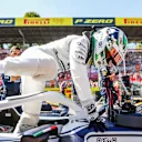 MONZA, ITALY - SEPTEMBER 11: Yuki Tsunoda of Scuderia AlphaTauri and Japan on the grid during the F1 Grand Prix of Italy at Autodromo Nazionale Monza on September 11, 2022 in Monza, Italy. (Photo by Peter Fox/Getty Images)