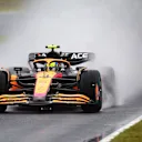 SUZUKA, JAPAN - OCTOBER 07: Lando Norris of Great Britain driving the (4) McLaren MCL36 Mercedes on track during practice ahead of the F1 Grand Prix of Japan at Suzuka International Racing Course on October 07, 2022 in Suzuka, Japan. (Photo by Clive Rose/Getty Images)