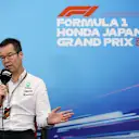 SUZUKA, JAPAN - OCTOBER 08: Mike Elliott, Technical Director at Mercedes GP attends the Teams Press Conference prior to final practice ahead of the F1 Grand Prix of Japan at Suzuka International Racing Course on October 08, 2022 in Suzuka, Japan. (Photo by Bryn Lennon/Getty Images)