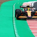SUZUKA, JAPAN - OCTOBER 08: Lando Norris of Great Britain driving the (4) McLaren MCL36 Mercedes on track during final practice ahead of the F1 Grand Prix of Japan at Suzuka International Racing Course on October 08, 2022 in Suzuka, Japan. (Photo by Mark Thompson/Getty Images )