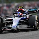 SUZUKA, JAPAN - OCTOBER 08: Nicholas Latifi of Canada driving the (6) Williams FW44 Mercedes on track during final practice ahead of the F1 Grand Prix of Japan at Suzuka International Racing Course on October 08, 2022 in Suzuka, Japan. (Photo by Clive Rose/Getty Images)