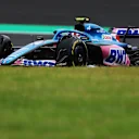 SUZUKA, JAPAN - OCTOBER 08: Esteban Ocon of France driving the (31) Alpine F1 A522 Renault on track during final practice ahead of the F1 Grand Prix of Japan at Suzuka International Racing Course on October 08, 2022 in Suzuka, Japan. (Photo by Bryn Lennon - Formula 1/Formula 1 via Getty Images)