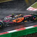 SUZUKA, JAPAN - OCTOBER 09: Lando Norris of Great Britain driving the (4) McLaren MCL36 Mercedes on track during the F1 Grand Prix of Japan at Suzuka International Racing Course on October 09, 2022 in Suzuka, Japan. (Photo by Clive Mason/Getty Images)