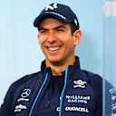 SUZUKA, JAPAN - OCTOBER 06: Nicholas Latifi of Canada and Williams attends the Drivers Press Conference during previews ahead of the F1 Grand Prix of Japan at Suzuka International Racing Course on October 06, 2022 in Suzuka, Japan. (Photo by Bryn Lennon/Getty Images)