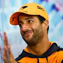 SUZUKA, JAPAN - OCTOBER 06: Daniel Ricciardo of Australia and McLaren attends the Drivers Press Conference during previews ahead of the F1 Grand Prix of Japan at Suzuka International Racing Course on October 06, 2022 in Suzuka, Japan. (Photo by Clive Mason/Getty Images)