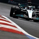 MEXICO CITY, MEXICO - OCTOBER 28: Nyck de Vries of Netherlands driving the (19) Mercedes AMG Petronas F1 Team W13 on track during practice ahead of the F1 Grand Prix of Mexico at Autodromo Hermanos Rodriguez on October 28, 2022 in Mexico City, Mexico. (Photo by Chris Graythen/Getty Images)