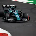 MEXICO CITY, MEXICO - OCTOBER 28: Lance Stroll of Canada driving the (18) Aston Martin AMR22 Mercedes on track during practice ahead of the F1 Grand Prix of Mexico at Autodromo Hermanos Rodriguez on October 28, 2022 in Mexico City, Mexico. (Photo by Chris Graythen/Getty Images)
