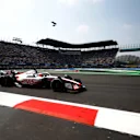 MEXICO CITY, MEXICO - OCTOBER 28: Pietro Fittipaldi of Brazil driving the (51) Haas F1 VF-22 Ferrari on track during practice ahead of the F1 Grand Prix of Mexico at Autodromo Hermanos Rodriguez on October 28, 2022 in Mexico City, Mexico. (Photo by Chris Graythen/Getty Images)