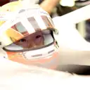 MEXICO CITY, MEXICO - OCTOBER 28: Yuki Tsunoda of Japan and Scuderia AlphaTauri prepares to drive in the garage during practice ahead of the F1 Grand Prix of Mexico at Autodromo Hermanos Rodriguez on October 28, 2022 in Mexico City, Mexico. (Photo by Peter Fox/Getty Images )