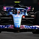 MEXICO CITY, MEXICO - OCTOBER 28: Esteban Ocon of France driving the (31) Alpine F1 A522 Renault on track during practice ahead of the F1 Grand Prix of Mexico at Autodromo Hermanos Rodriguez on October 28, 2022 in Mexico City, Mexico. (Photo by Clive Mason - Formula 1/Formula 1 via Getty Images)