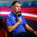 MEXICO CITY, MEXICO - OCTOBER 29: Alan Permane, Sporting Director at Alpine F1 attends the Team Principals Press Conference prior to final practice ahead of the F1 Grand Prix of Mexico at Autodromo Hermanos Rodriguez on October 29, 2022 in Mexico City, Mexico. (Photo by Chris Graythen/Getty Images)
