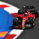 MEXICO CITY, MEXICO - OCTOBER 29: Charles Leclerc of Monaco driving the (16) Ferrari F1-75 on track during final practice ahead of the F1 Grand Prix of Mexico at Autodromo Hermanos Rodriguez on October 29, 2022 in Mexico City, Mexico. (Photo by Mark Thompson/Getty Images )