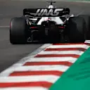 MEXICO CITY, MEXICO - OCTOBER 29: Kevin Magnussen of Denmark driving the (20) Haas F1 VF-22 Ferrari on track during final practice ahead of the F1 Grand Prix of Mexico at Autodromo Hermanos Rodriguez on October 29, 2022 in Mexico City, Mexico. (Photo by Chris Graythen/Getty Images)