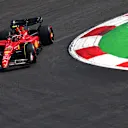 MEXICO CITY, MEXICO - OCTOBER 29: Carlos Sainz of Spain driving (55) the Ferrari F1-75 on track during final practice ahead of the F1 Grand Prix of Mexico at Autodromo Hermanos Rodriguez on October 29, 2022 in Mexico City, Mexico. (Photo by Mark Thompson/Getty Images )