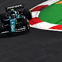 MEXICO CITY, MEXICO - OCTOBER 29: Sebastian Vettel of Germany driving the (5) Aston Martin AMR22 Mercedes on track during final practice ahead of the F1 Grand Prix of Mexico at Autodromo Hermanos Rodriguez on October 29, 2022 in Mexico City, Mexico. (Photo by Mark Thompson/Getty Images )