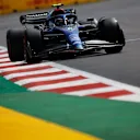 MEXICO CITY, MEXICO - OCTOBER 29: Nicholas Latifi of Canada driving the (6) Williams FW44 Mercedes on track during final practice ahead of the F1 Grand Prix of Mexico at Autodromo Hermanos Rodriguez on October 29, 2022 in Mexico City, Mexico. (Photo by Chris Graythen/Getty Images)