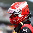 MEXICO CITY, MEXICO - OCTOBER 30: Charles Leclerc of Monaco and Ferrari prepares to drive on the grid during the F1 Grand Prix of Mexico at Autodromo Hermanos Rodriguez on October 30, 2022 in Mexico City, Mexico. (Photo by Dan Istitene - Formula 1/Formula 1 via Getty Images)