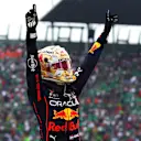 MEXICO CITY, MEXICO - OCTOBER 30: Race winner Max Verstappen of the Netherlands and Oracle Red Bull Racing celebrates in parc ferme after the F1 Grand Prix of Mexico at Autodromo Hermanos Rodriguez on October 30, 2022 in Mexico City, Mexico. (Photo by Dan Istitene - Formula 1/Formula 1 via Getty Images)