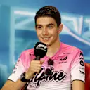 MIAMI, FLORIDA - MAY 06: Esteban Ocon of France and Alpine F1 talks in the Drivers Press Conference prior to practice ahead of the F1 Grand Prix of Miami at the Miami International Autodrome on May 06, 2022 in Miami, Florida. (Photo by Jared C. Tilton/Getty Images)