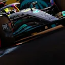 MIAMI, FLORIDA - MAY 06: Lewis Hamilton of Great Britain driving the (44) Mercedes AMG Petronas F1 Team W13 on track during practice ahead of the F1 Grand Prix of Miami at the Miami International Autodrome on May 06, 2022 in Miami, Florida. (Photo by Mark Thompson/Getty Images)