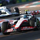 MIAMI, FLORIDA - MAY 06: Mick Schumacher of Germany driving the (47) Haas F1 VF-22 Ferrari on track during practice ahead of the F1 Grand Prix of Miami at the Miami International Autodrome on May 06, 2022 in Miami, Florida. (Photo by Dan Istitene - Formula 1/Formula 1 via Getty Images)