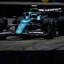 MIAMI, FLORIDA - MAY 07: Sebastian Vettel of Germany driving the (5) Aston Martin AMR22 Mercedes on track during final practice ahead of the F1 Grand Prix of Miami at the Miami International Autodrome on May 07, 2022 in Miami, Florida. (Photo by Jared C. Tilton/Getty Images)