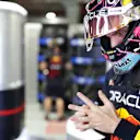 MIAMI, FLORIDA - MAY 07: Max Verstappen of the Netherlands and Oracle Red Bull Racing prepares to drive in the garage during qualifying ahead of the F1 Grand Prix of Miami at the Miami International Autodrome on May 07, 2022 in Miami, Florida. (Photo by Mark Thompson/Getty Images)