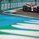 MIAMI, FLORIDA - MAY 08: Valtteri Bottas of Finland driving the (77) Alfa Romeo F1 C42 Ferrari on track during the F1 Grand Prix of Miami at the Miami International Autodrome on May 08, 2022 in Miami, Florida. (Photo by Chris Graythen/Getty Images)