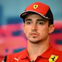 MONTE-CARLO, MONACO - MAY 27: Charles Leclerc of Monaco and Ferrari looks on in the Drivers Press Conference prior to practice ahead of the F1 Grand Prix of Monaco at Circuit de Monaco on May 27, 2022 in Monte-Carlo, Monaco. (Photo by Clive Mason/Getty Images)
