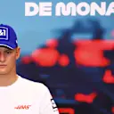 MONTE-CARLO, MONACO - MAY 27: Mick Schumacher of Germany and Haas F1 looks on in the Drivers Press Conference prior to practice ahead of the F1 Grand Prix of Monaco at Circuit de Monaco on May 27, 2022 in Monte-Carlo, Monaco. (Photo by Dan Istitene/Getty Images)