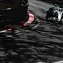 MONTE-CARLO, MONACO - MAY 27: George Russell of Great Britain driving the (63) Mercedes AMG Petronas F1 Team W13 on track during practice ahead of the F1 Grand Prix of Monaco at Circuit de Monaco on May 27, 2022 in Monte-Carlo, Monaco. (Photo by Clive Mason - Formula 1/Formula 1 via Getty Images)